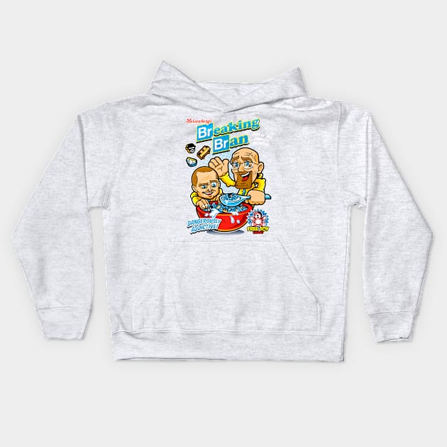 Breaking Bran Kids Hoodie by harebrained